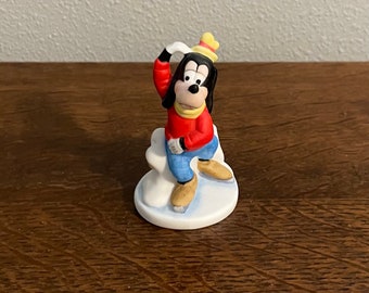 1987 La colección Disney Goofy figurita - Vintage Goofy figurita