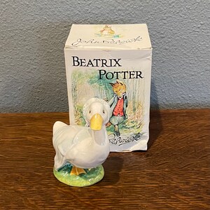 Rebeccah Puddle-Duck- Beatrix Potter Figurine- Beswick, England, Copyright 1981