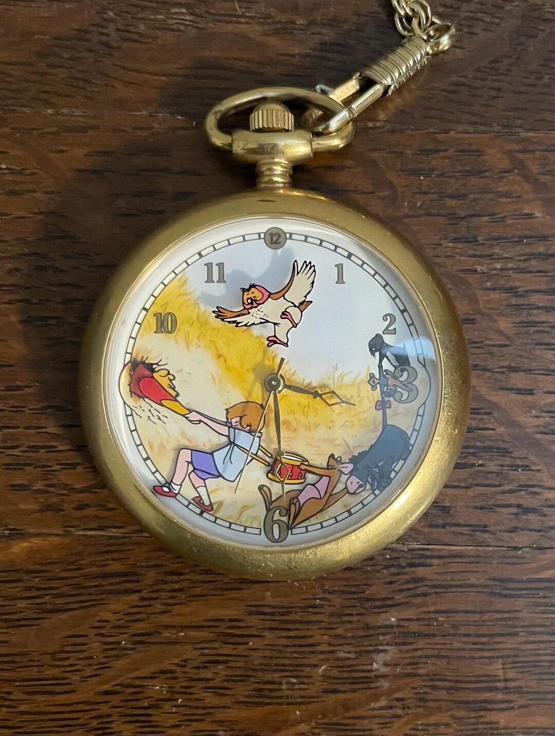 1997 Limited Edition Disney Winnie-the-pooh Pocket Watch- Vintage