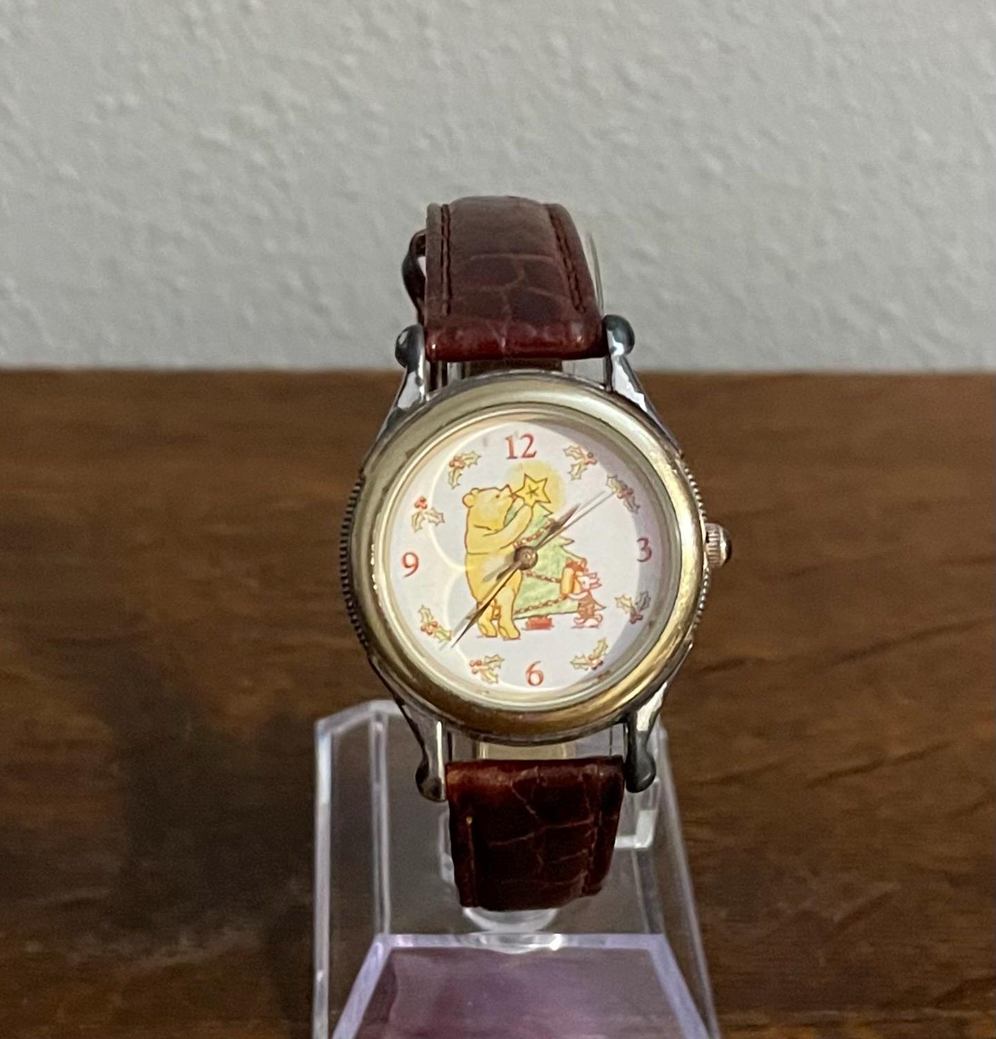 Disney: Pooh, Piglet, Rabbit, parachuting Tiger Disney Catalog gold brown watch. Disney World! Just the most incredible couple of days at the  main image 4
