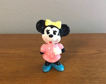 Figura Minnie Mouse de 1970- Figura vintage minnie Mouse de Walt Disney Productions, Japón