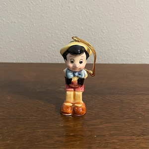 Schmid Disney Pinocchio Ornament- Vintage Ceramic Pinocchio Ornament