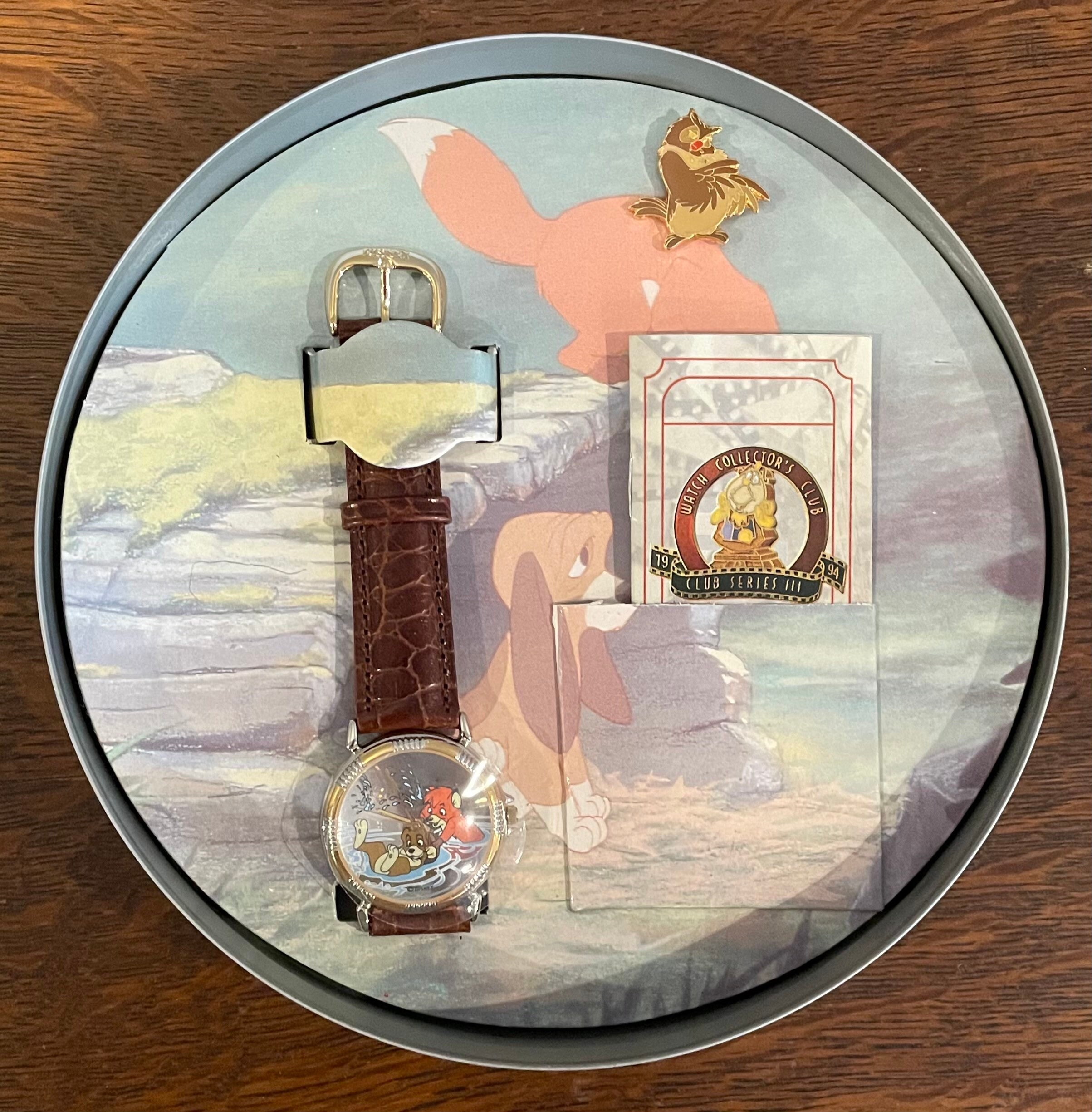 Disney Silver The Aristocats Watch Collector\'s Club Series Tin Disney Cinderella Collector main image 2