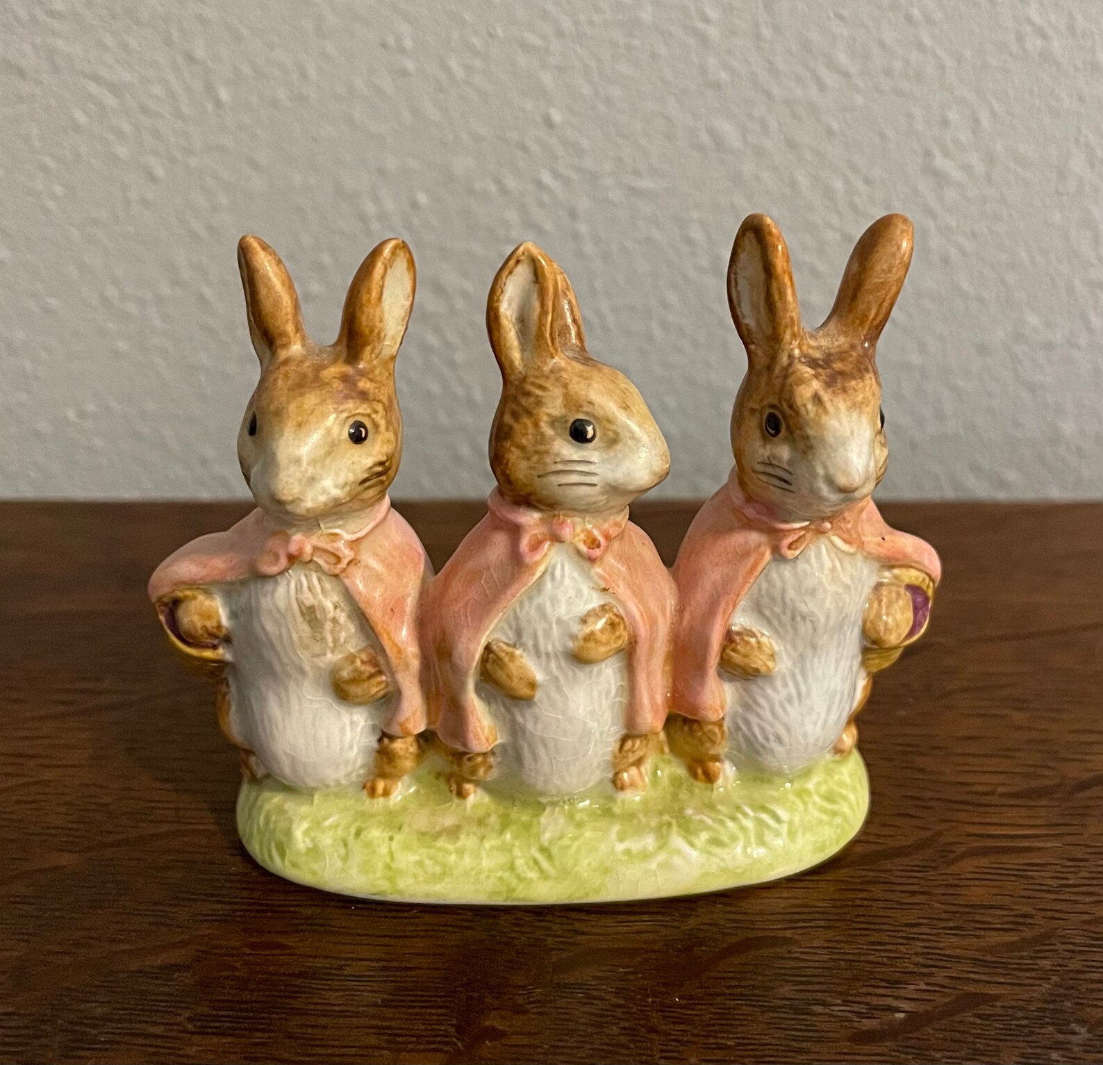 Flopsy Mopsy and Cottontail BP2A Gold Oval Beatrix Potter Etsy