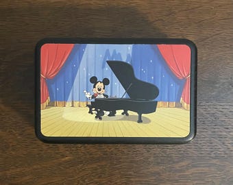1995 Disneyana Convention Mickey Mouse Music Box- Vintage Limited Edition Mickey Mouse Music Box with Bow Tie