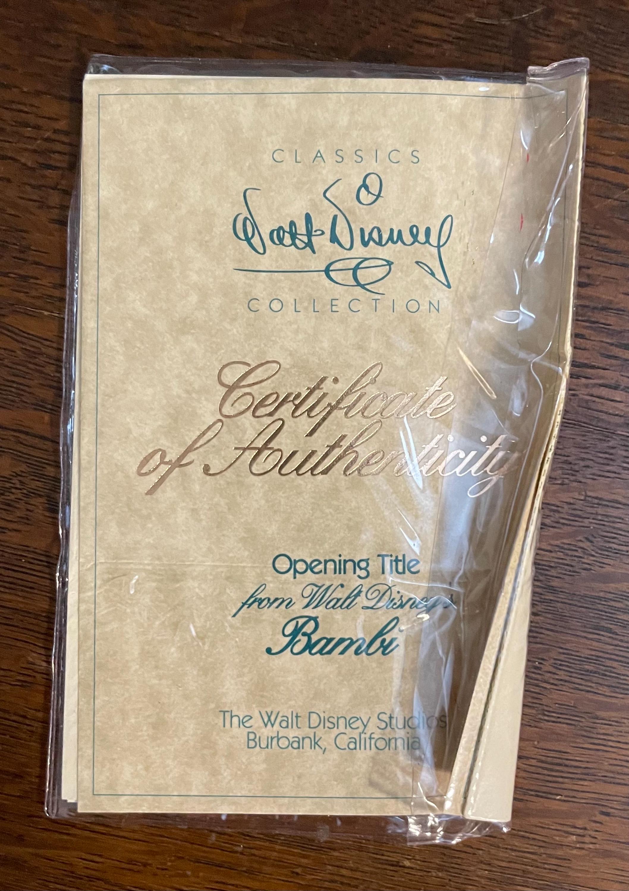 1990年代のウォルト・ディズニー・クラシックス・コレクション バンビ