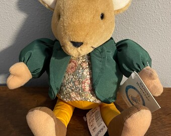 1990's Eden Toys Beatrix Potter Samuel Whiskers Doll- Vintage the