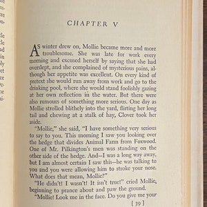 1946 First Book Club Edition of Animal Farm by George Orwell Book of the Month Club Edition image 8