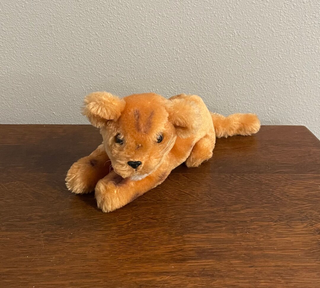 1977 Dakin Toys Bean Bag Tiger Doll Vintage Tiger Cub Stuffed Toy Etsy