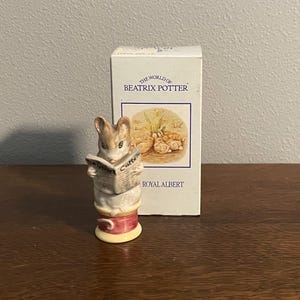 Tailor of Gloucester- Beatrix Potter Figurine- Royal Albert, England, Copyright 1989