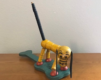 Fisher Price Disney Pluto Pull String Toy de 1930 Fisher Price disney  Pluto Pop-Up Kritter de 1930