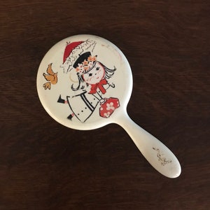 1970’s Mary Poppins Hand Mirror- Vintage Mary Poppins Mirror