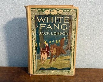 Edición de 1906 de Grosset & Dunlap de Colmillo Blanco de Jack London