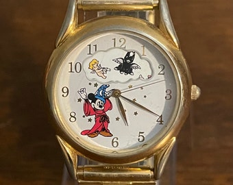 1995 Disney Fantasia Uhr – Vintage Unisex Mickey Mouse Fantasia Uhr