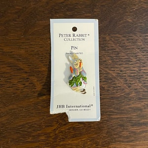 1990’s JHB International Beatrix Potter Peter Rabbit Pin- Vintage Metal and Enamel Peter Rabbit Pin