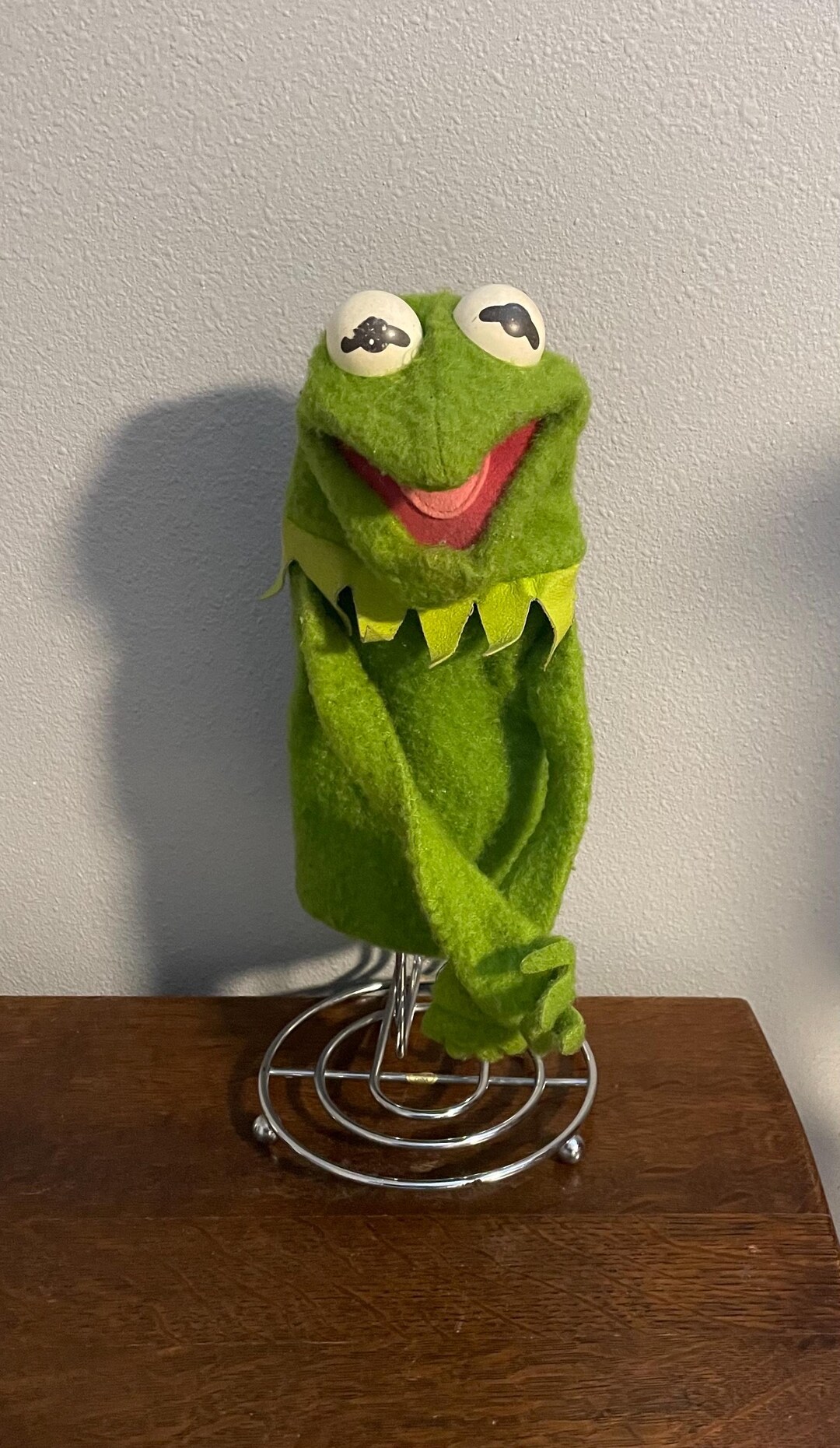 Puppet Abe 1978 Fisher Price Kermit the Frog Muppet Hand Puppet- Vintage Kermit ...