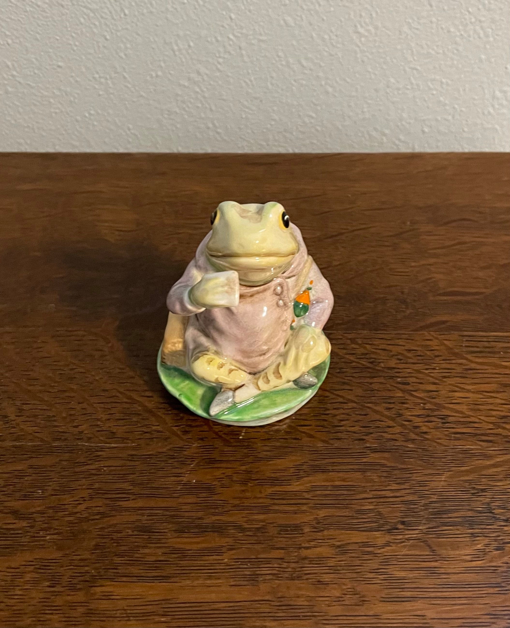 Julie - Beswick Blue Brown Frog Figurine – The Design Ark