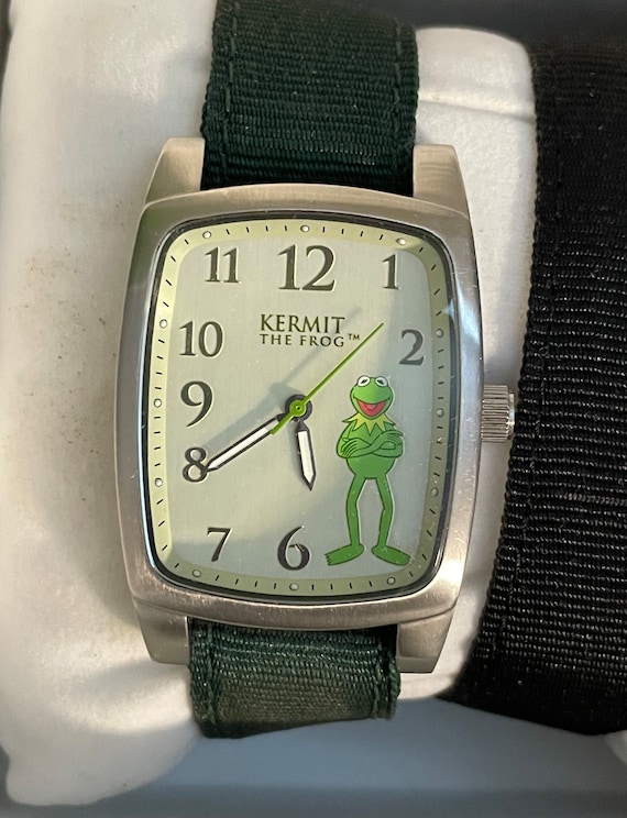 Limit Edition Fossil Kermit the Frog Watch- Vinta… - image 1