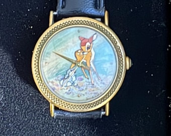 1997 Bambi 55th Anniversary Watch- Vintage Bambi, Thumper, and