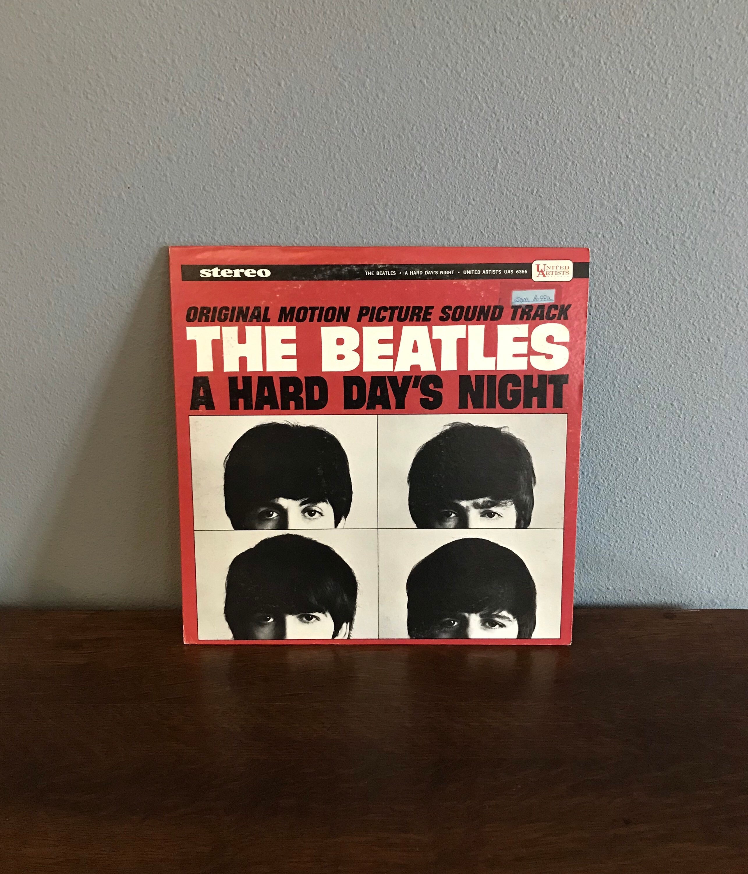 稀少デンマークMono初回ハードデイズナイトBeatlesビートルズレコード デンマーク盤/THE BEATLES A HARD DAY'S NIGHT 稀少デンマーク初回Mono