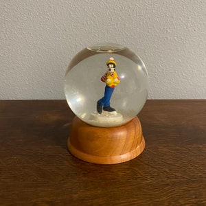 1980’s Goofy Snow Globe- The First Limited Edition Disney Crystal Snow Globe Collection Goofy Snow Globe