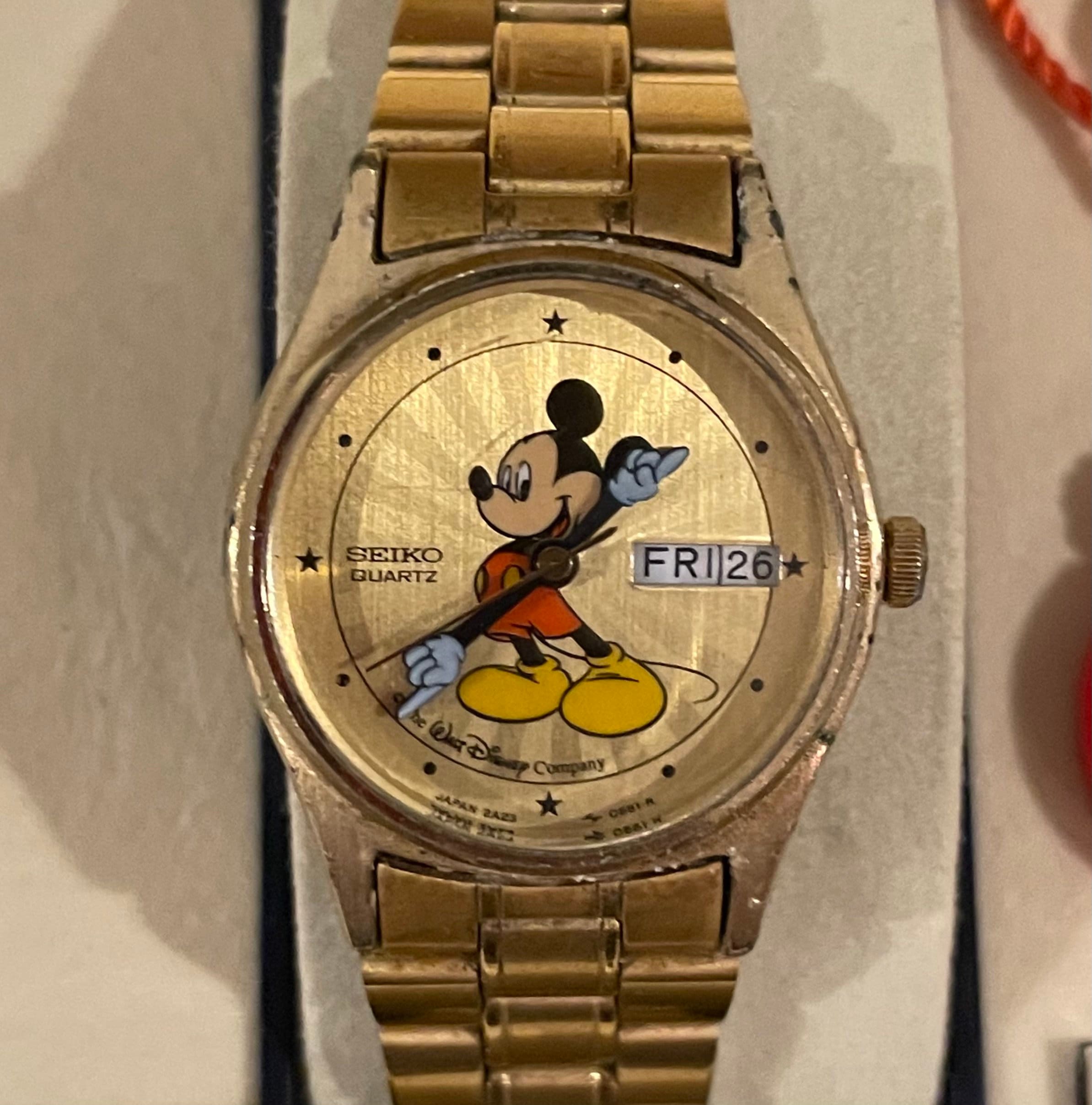 1980s Seiko Mickey Mouse Sunburst Watch Vintage Womens - Etsy Finland