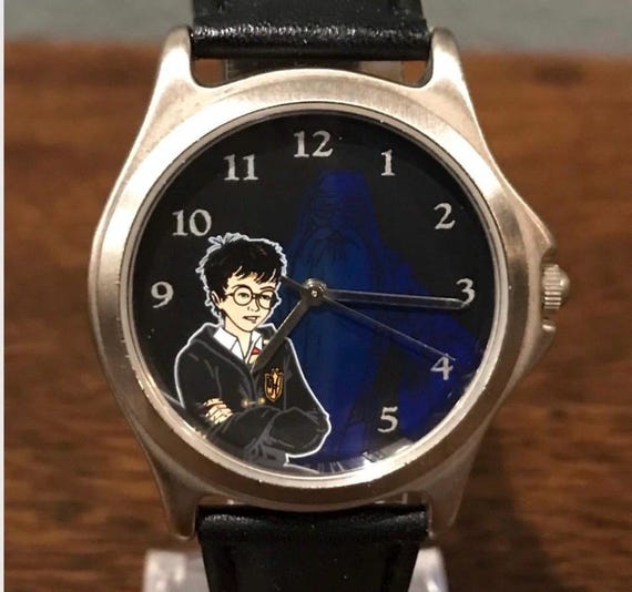 2000 Fossil Harry Potter and Dumbledore Mood Watc… - image 1