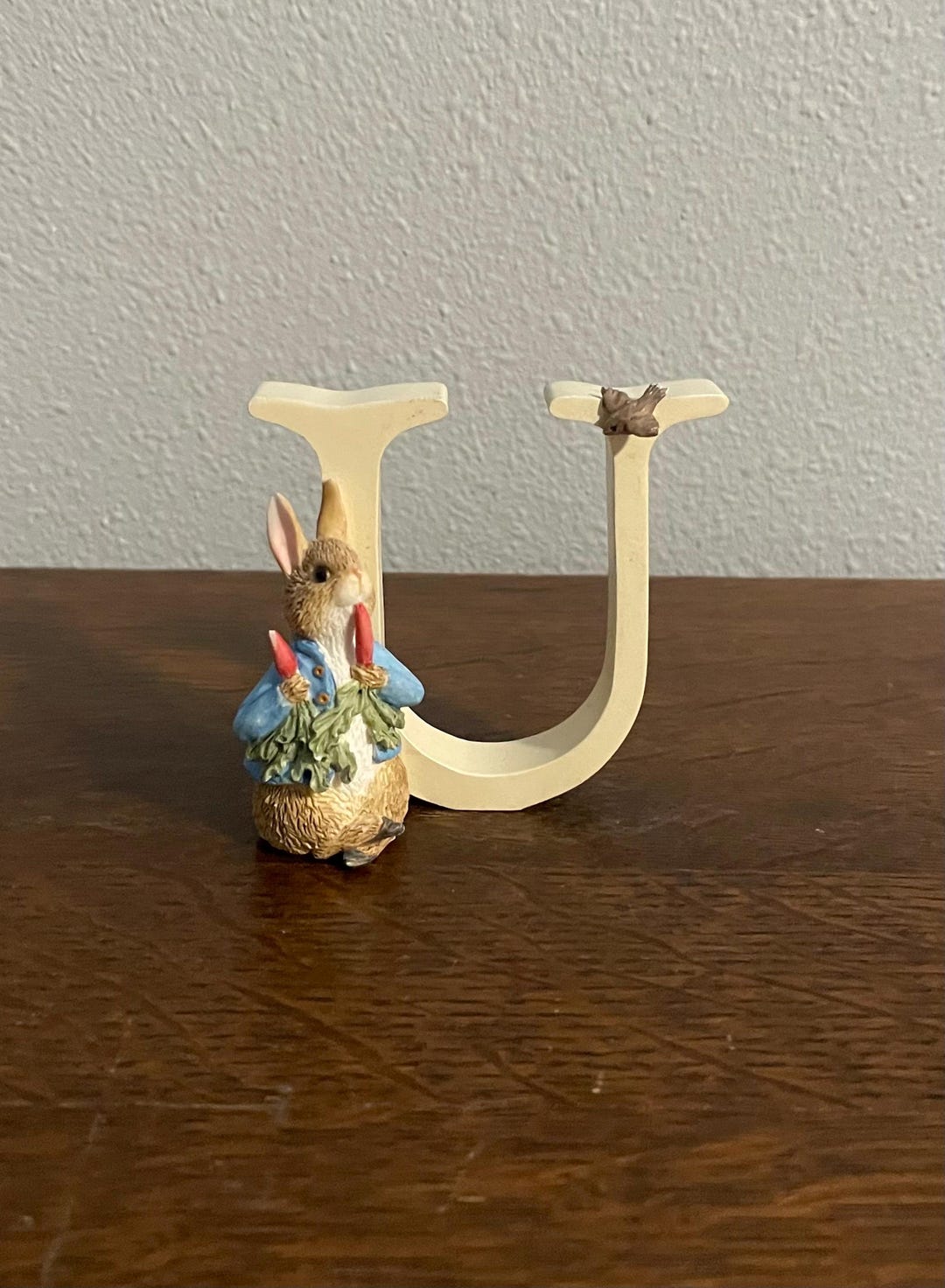 2005 Enesco Peter Rabbit Letter “U”- Vintage Beatrix Potter Alphabet ...