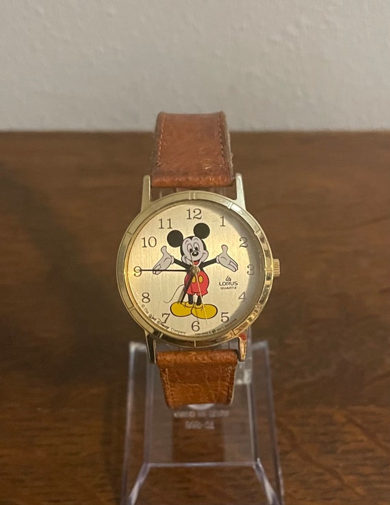 Mickey mouse watch vintage deals