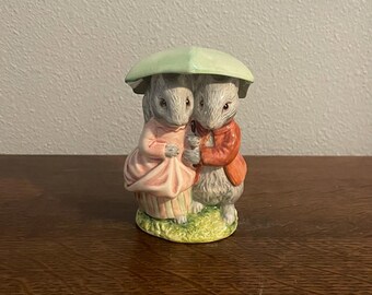 BESWICK ENGLAND Goody Tiptoes 陶器オブジェ Beswick Goody Tiptoes – Beatrix Potter Figurines.