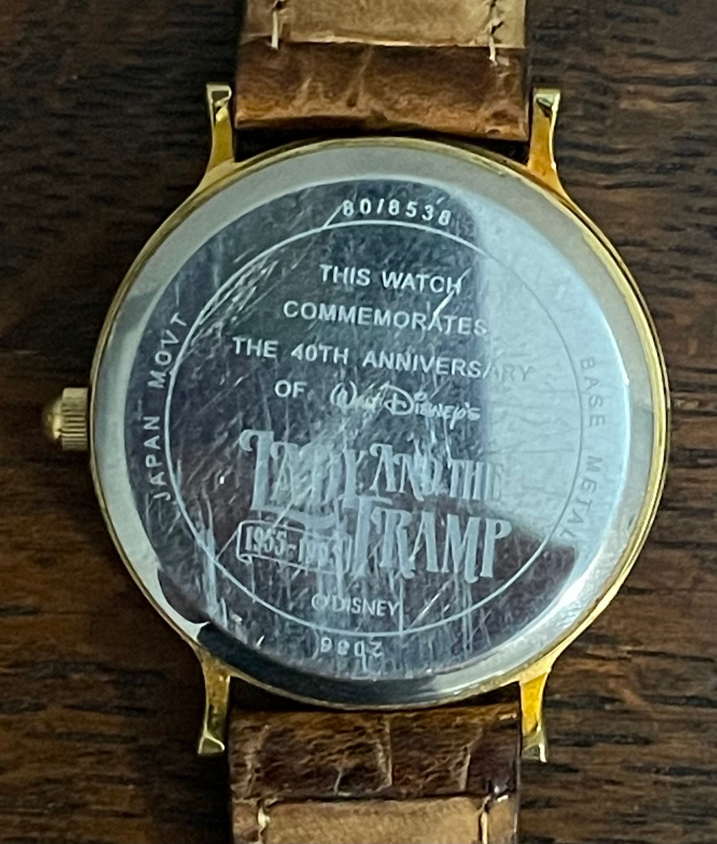 1995 ディズニー わんわん物語 40 周年記念腕時計