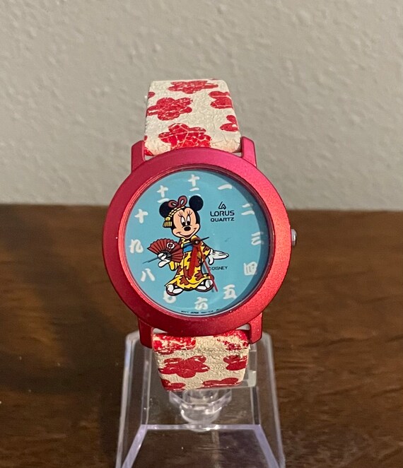 Lorus Minnie Mouse Watch- Vintage Disney Minnie Mouse Geisha  display picture 3