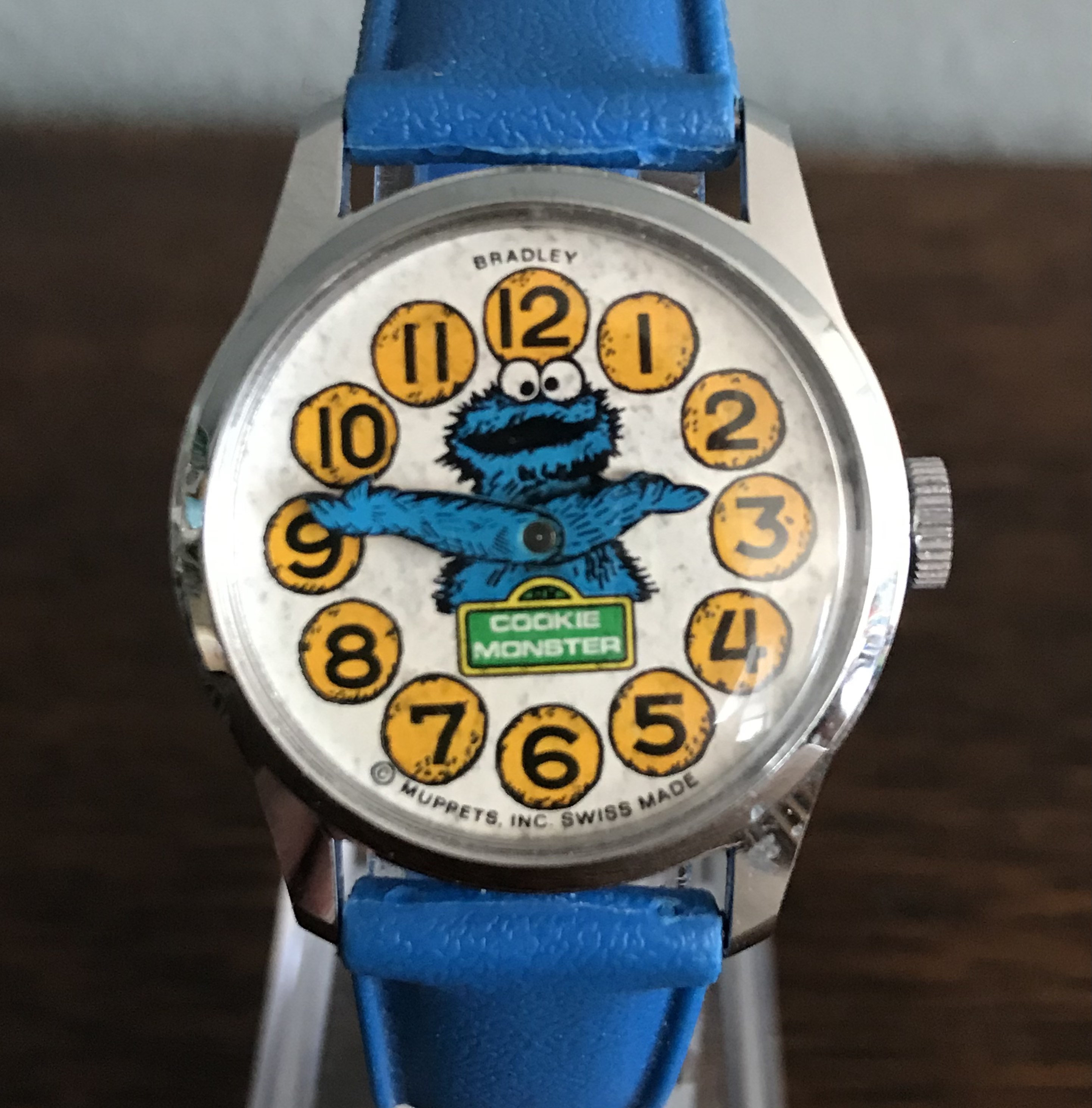 1970's Bradley Cookie Monster Watch Vintage Sesamstraat | Etsy Nederland