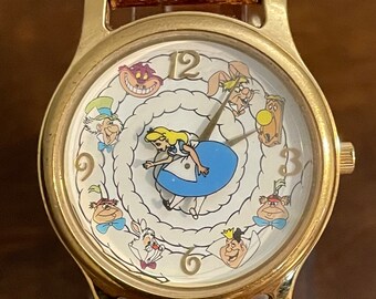 1996 Disney Alice in Wonderland 45th Anniversary Watch- Vintage