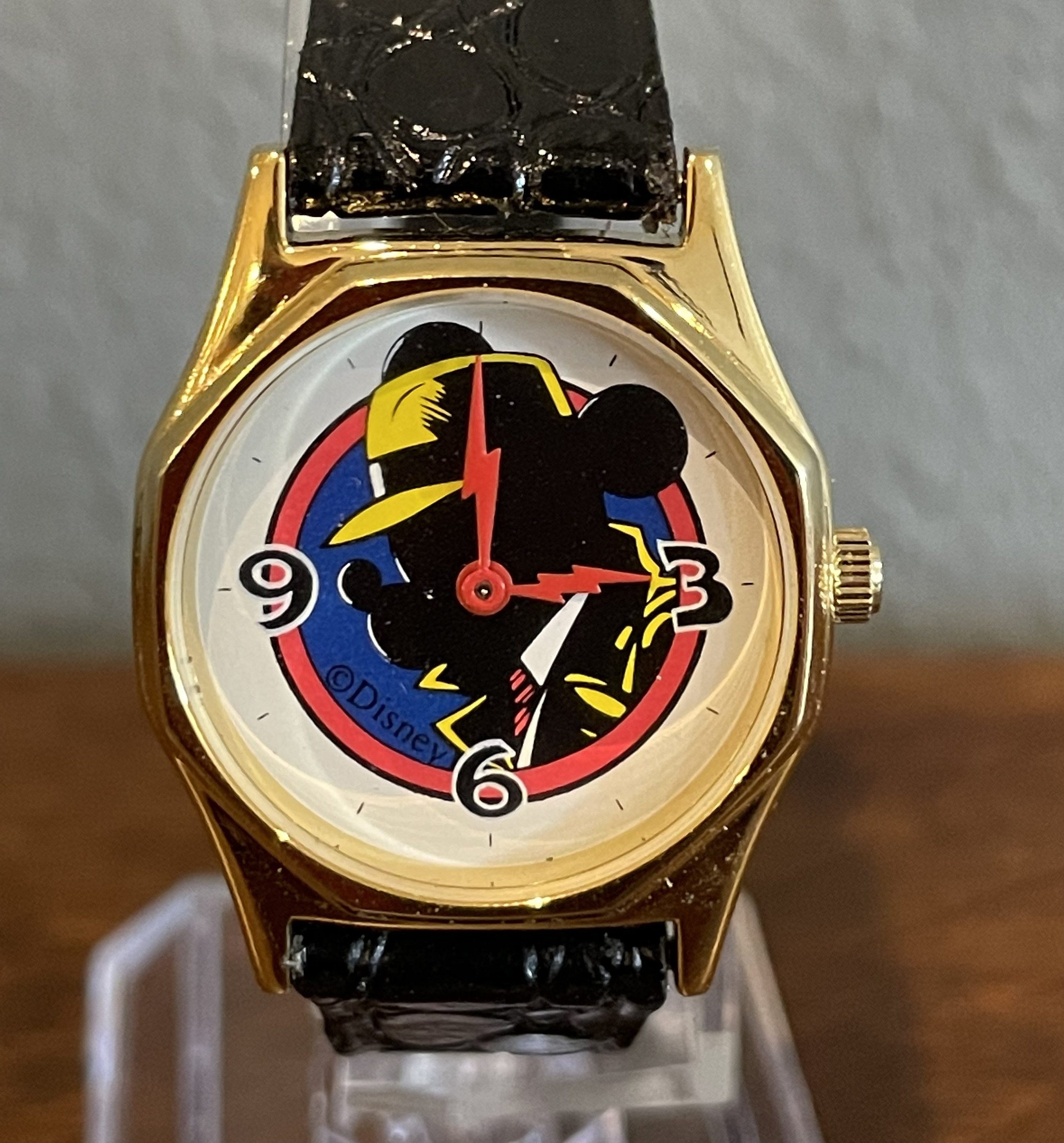 Disney BAND サックス ディズニーバンド レトロ ヴィンテージ 雑貨 1990 Disney Cast Member Exclusive Mick Tracy Watch- Vintage