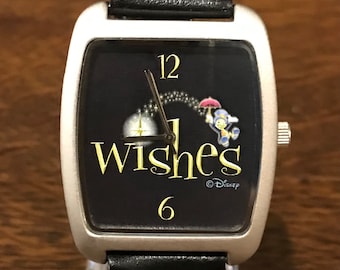 1990’s Disney Jiminy Cricket “Wishes” Watch- Vintage Unisex Jiminy Cricket Watch
