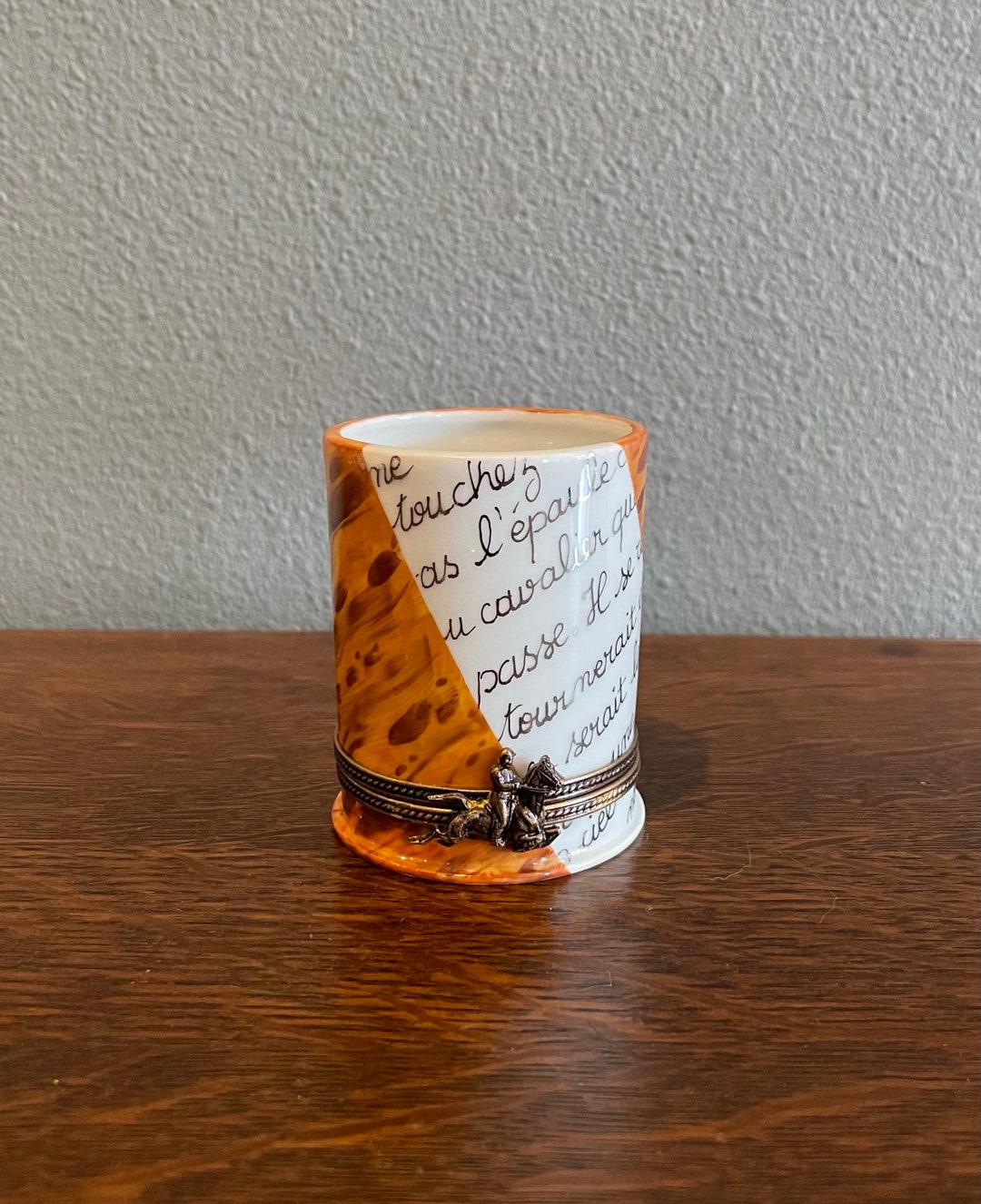 リモージュボックスPeint main小物入れピルケースLimoges鹿バンビ