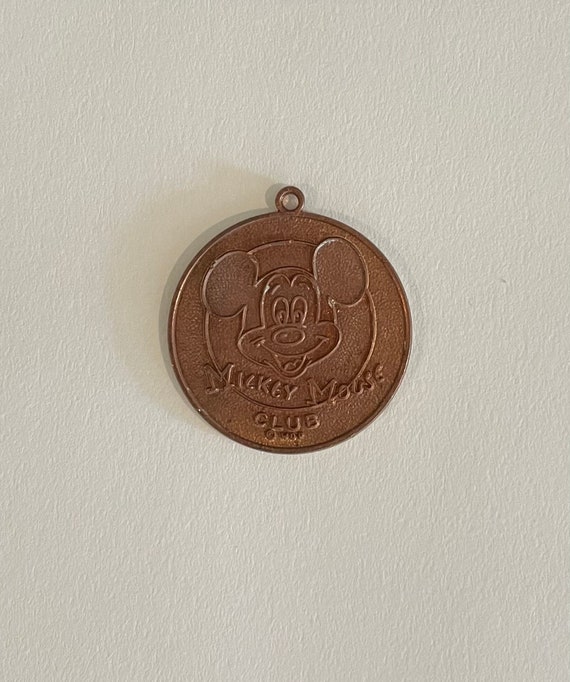 1970’s Disney Mickey Mouse Club Medallion Pendant-