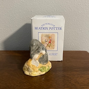 Diggory Diggory Delvet- Beatrix Potter Figurine- Royal Albert, England, Copyright 1989