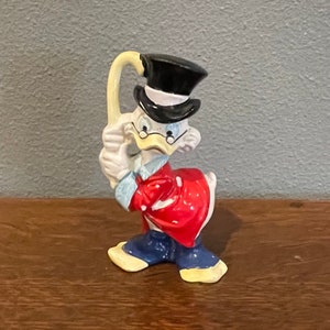 1960’s Walt Disney Productions Uncle Scrooge Figurine- Vintage Disney Japan Scrooge McDuck Figurine