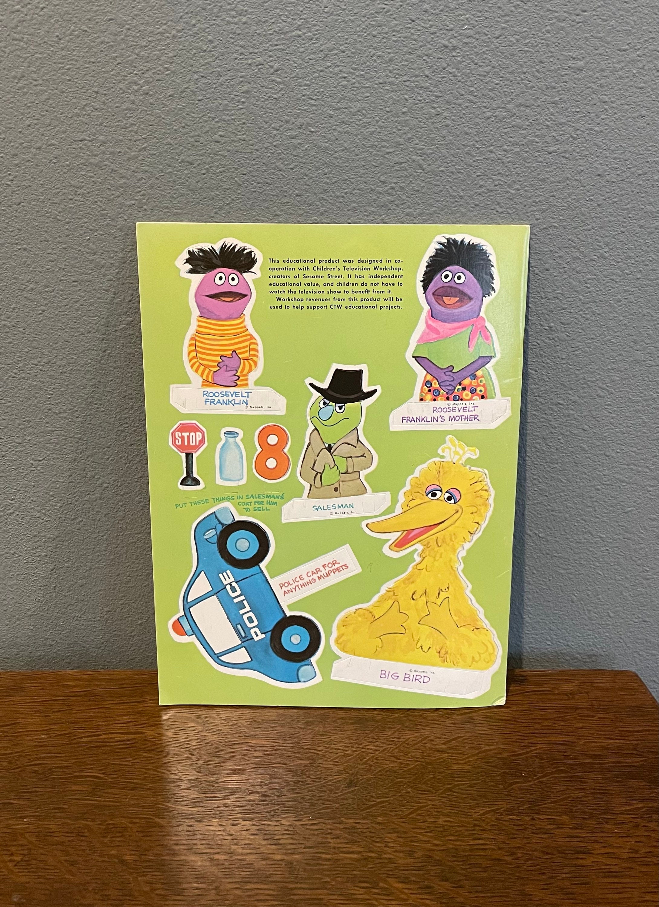 1971 Sesame Street Finger Puppets Book Vintage Unused Book of - Etsy