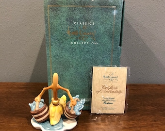 1990’s Walt Disney Classics Collection Fantasia “Bucket Brigade” Figurine- Vintage WDCC Fantasia Sorcerer’s Apprentice Broom Figurine