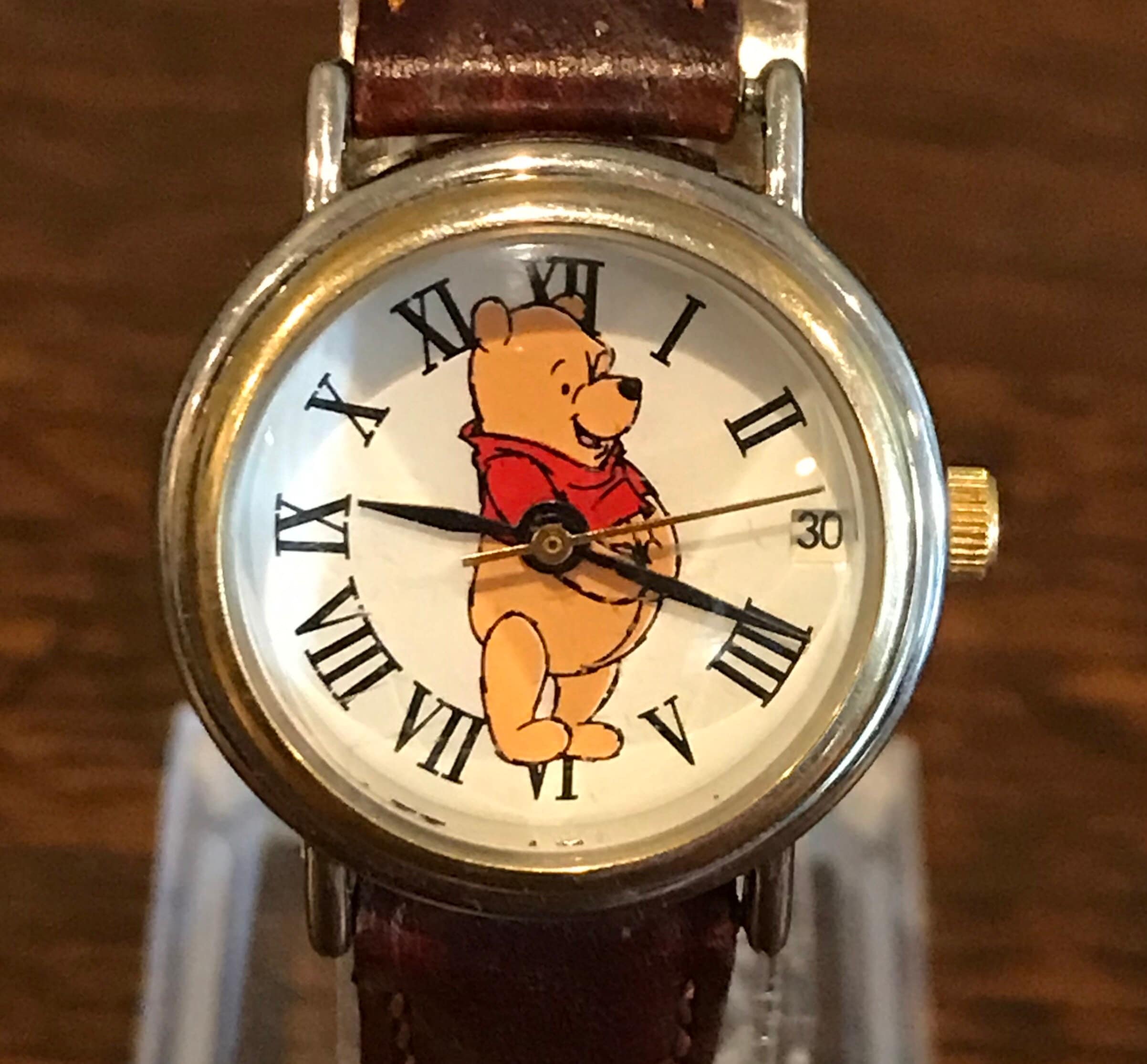 【同梱不可】 タイメックス/TIMEX/プーさん/Pooh/ディズニー/2000年代/クォーツ 時計