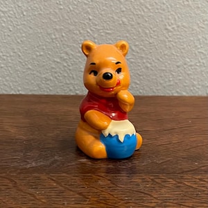 Vintage Walt Disney Productions Winnie the Pooh Figurine- Made in Japan Disney Pooh Ceramic Figurine