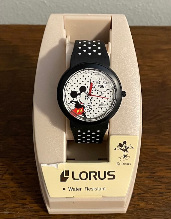 1990’s Lorus Mickey Mouse Comic Watch- Vintage Di… - image 3