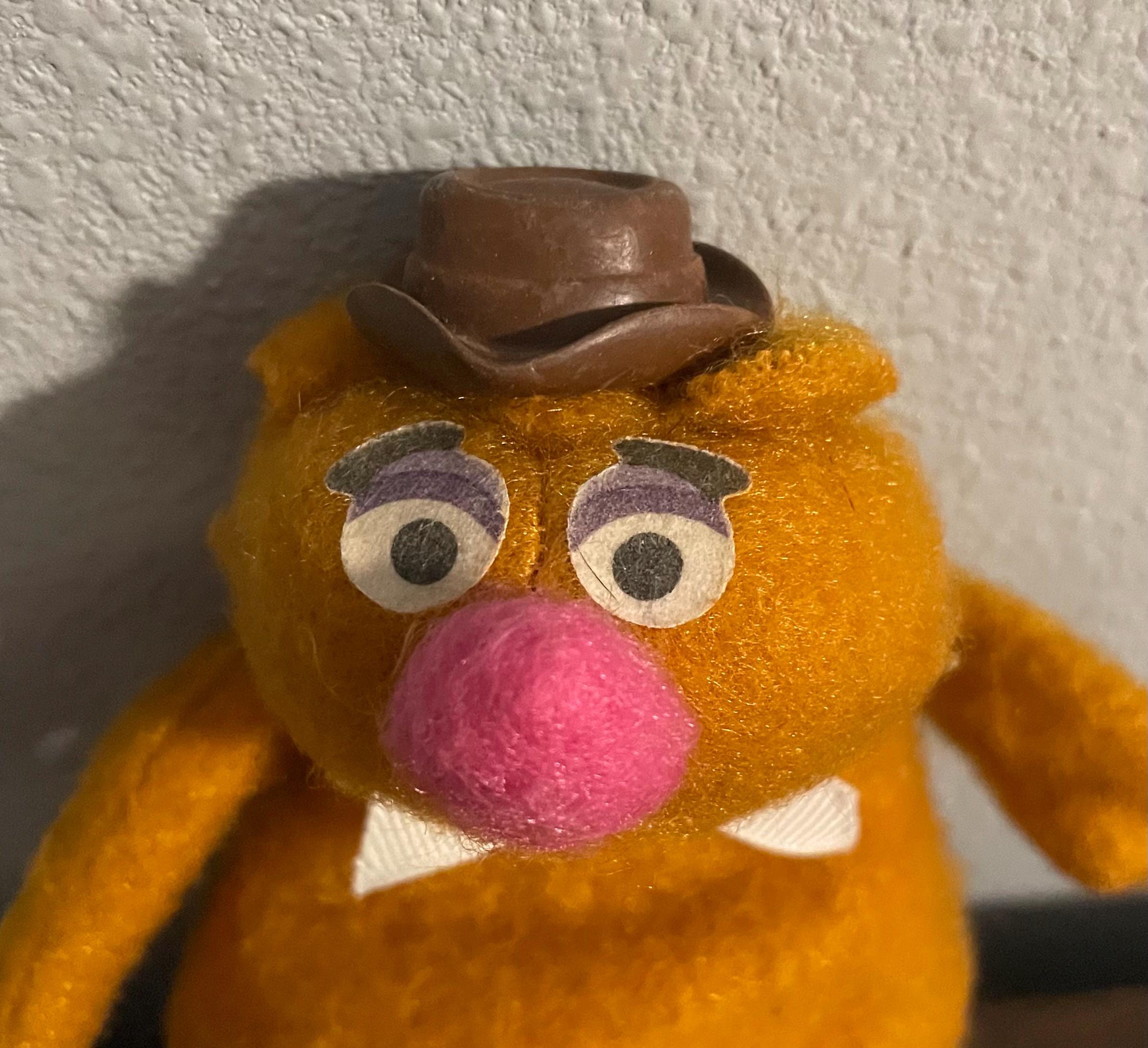 1979 Fisher Price Fozzie Bear Beanbag Toy- Vintage Fisher Price