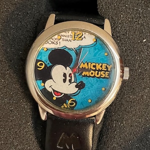 2003 Disney SII Marketing Mickey Mouse 75 Years of Fun Watch- Vintage Disney Mickey 75th Anniversary Comic Watch