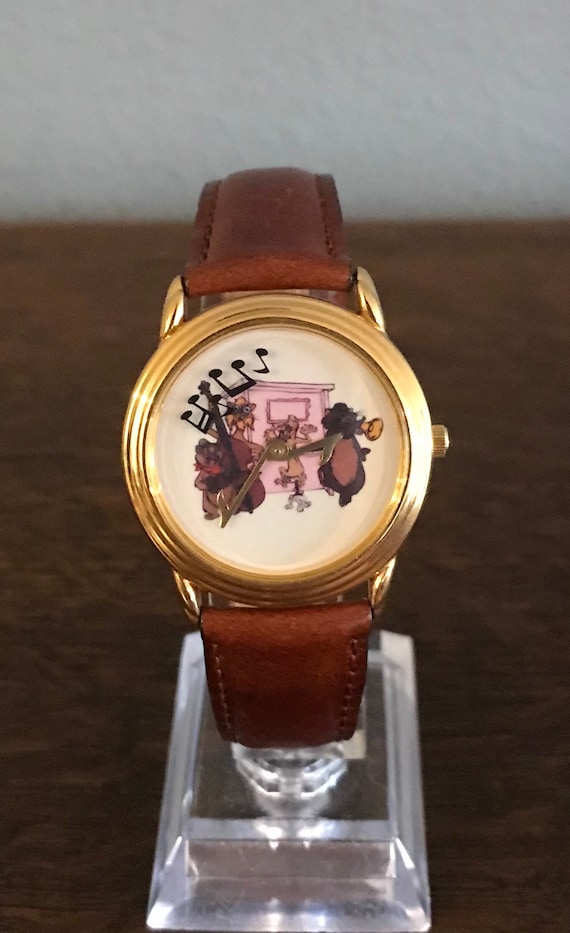 Aristocats wristwatch vtg disney watch Duchess cat Antiguo Disney reloj 1 – Vintage Radar main image 2