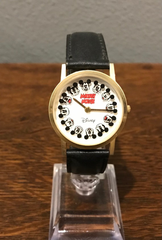 Vintage Disney Mickey Mood Watch - New in Box Disney Fossil Mickey Mouse Color Changing Mood Watch and  main image 3