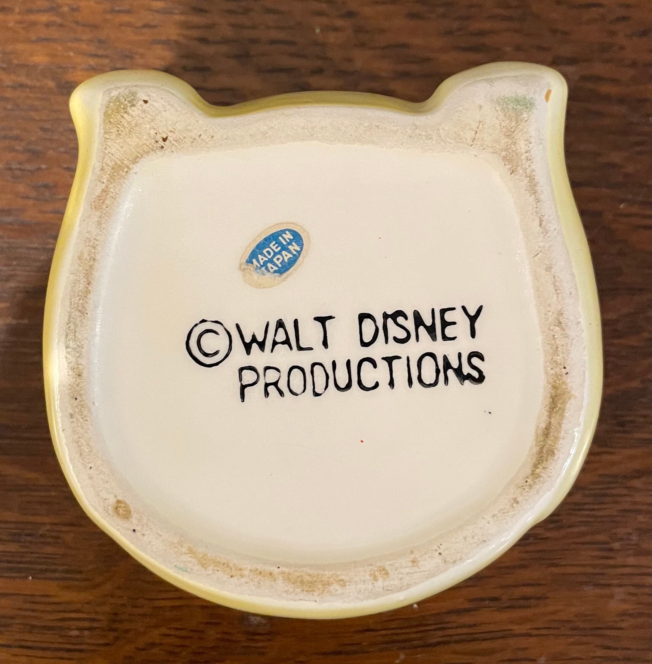60s〜　Walt Disney Productions 陶器　WDP 日本製 1960's Walt Disney Productions Winnie the Pooh Honey Jar- Vintage